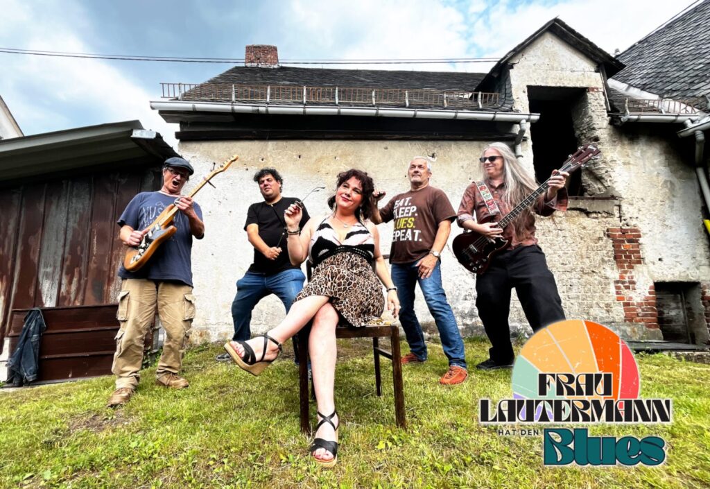 Frau Lautermann hat den Blues Bandfoto